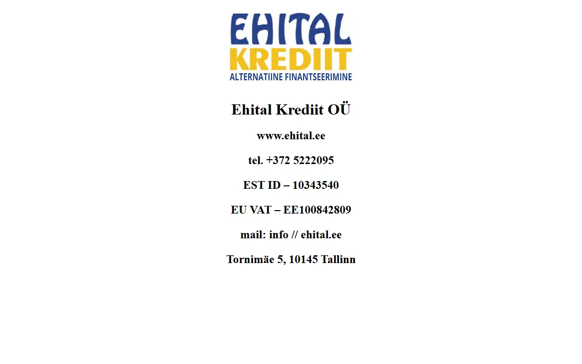 Ehital — arhiiv 2025.09.09