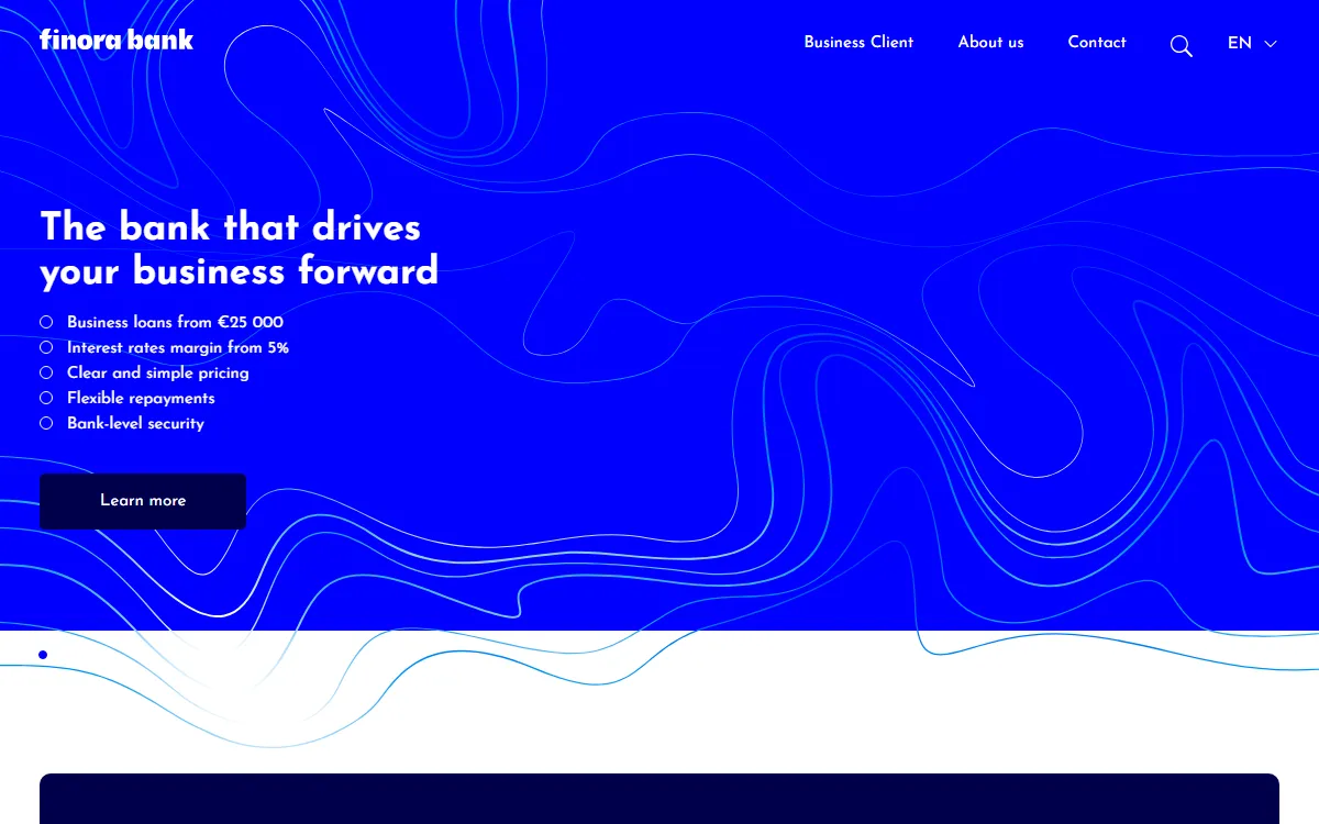 Finora Bank www.finorabank.eu — koduleht