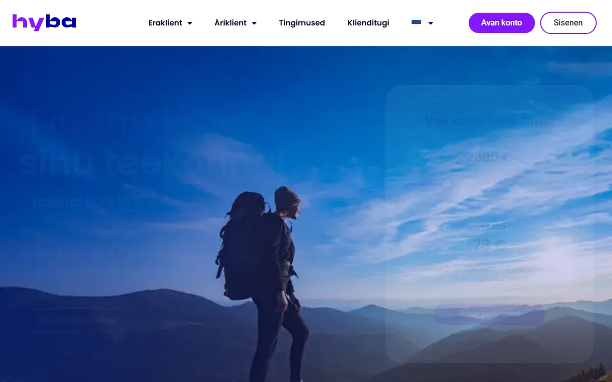HyBa www.hyba.ee — koduleht