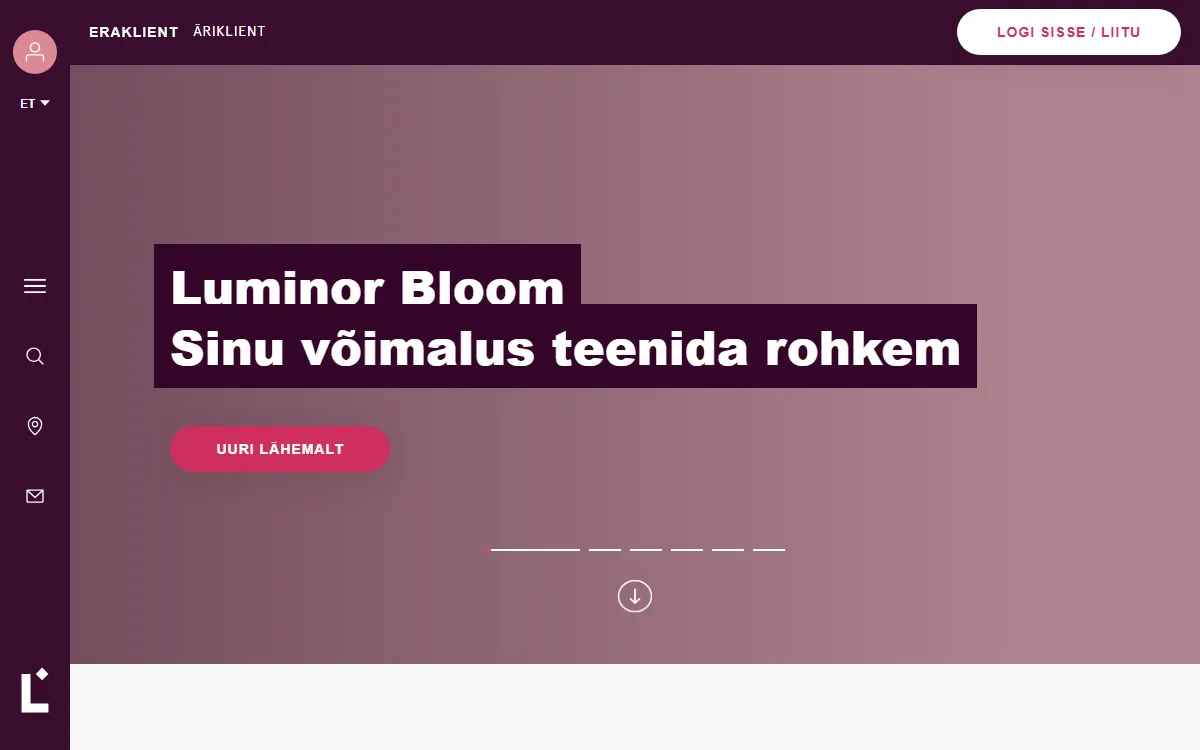 Luminor www.luminor.ee — koduleht