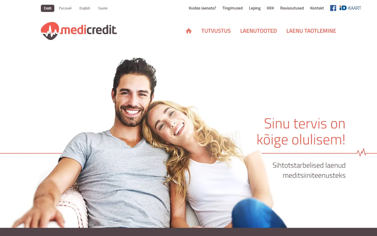 MediCredit medicredit.ee — koduleht