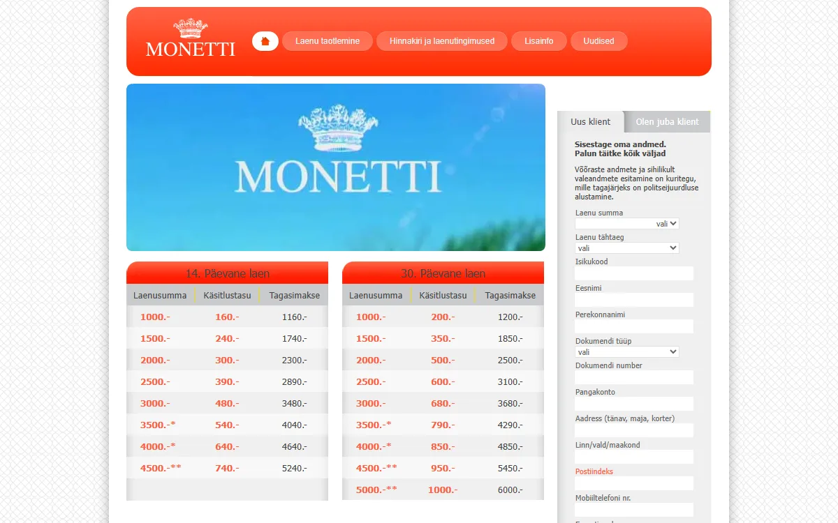 Monetti — arhiiv 2010.06.01