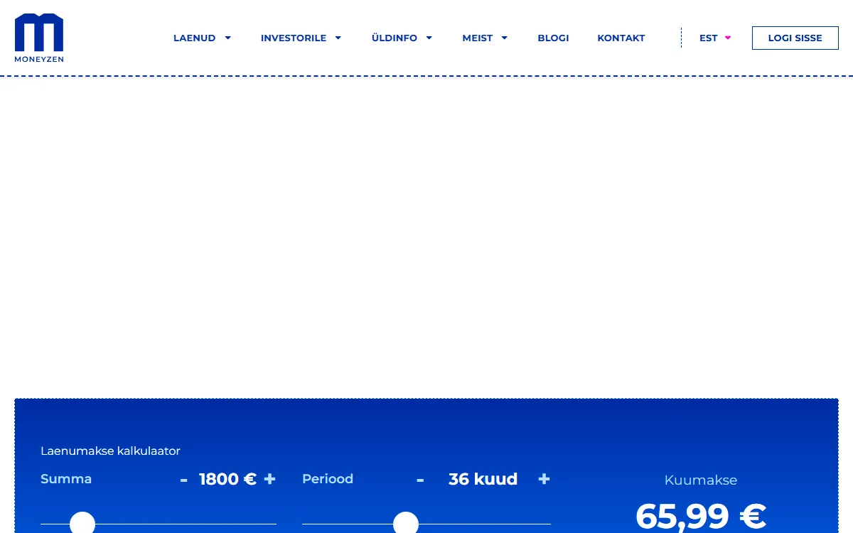 MoneyZen moneyzen.ee — koduleht
