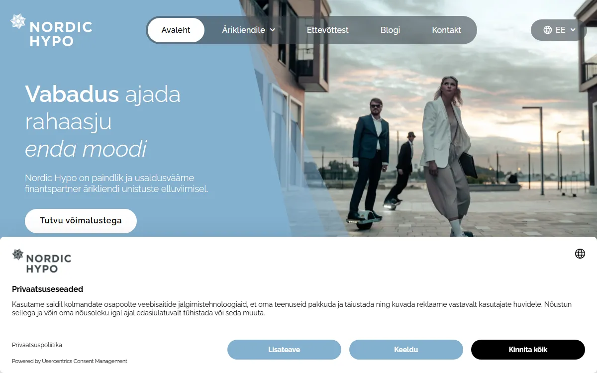 Nordic Hypo www.nordichypo.ee — koduleht