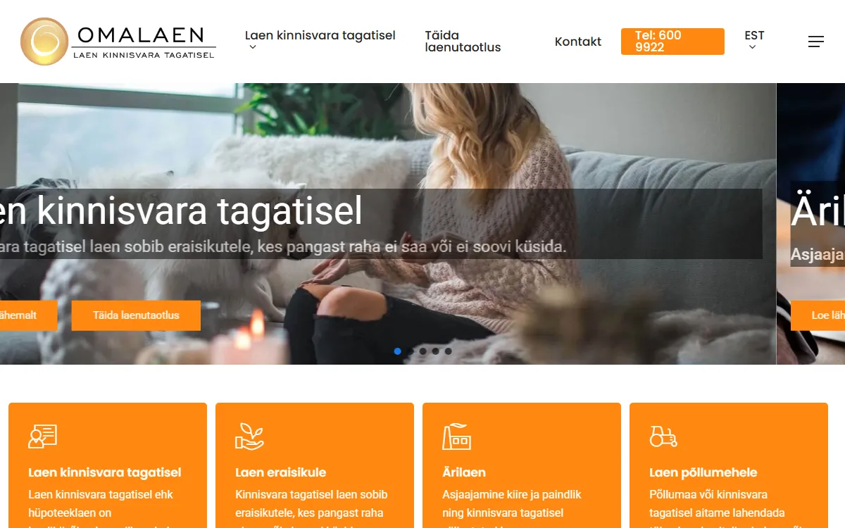 Omalaen www.omalaen.ee — koduleht