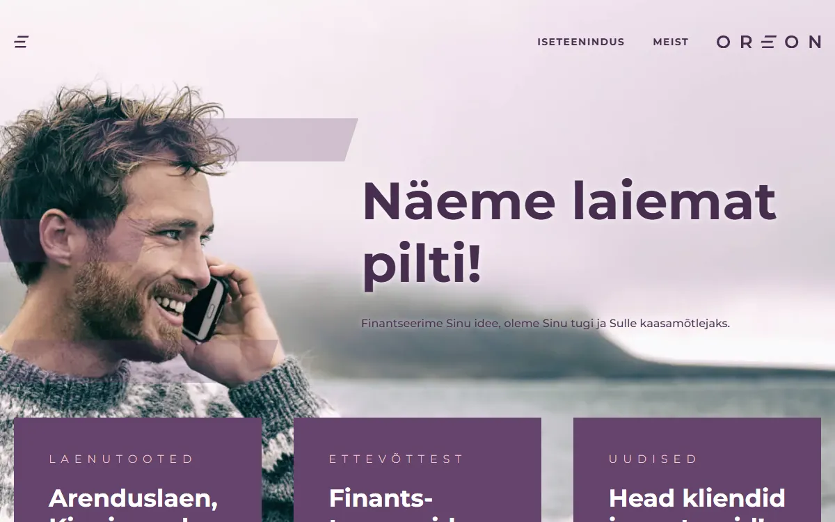 Oreon www.oreon.ee — koduleht