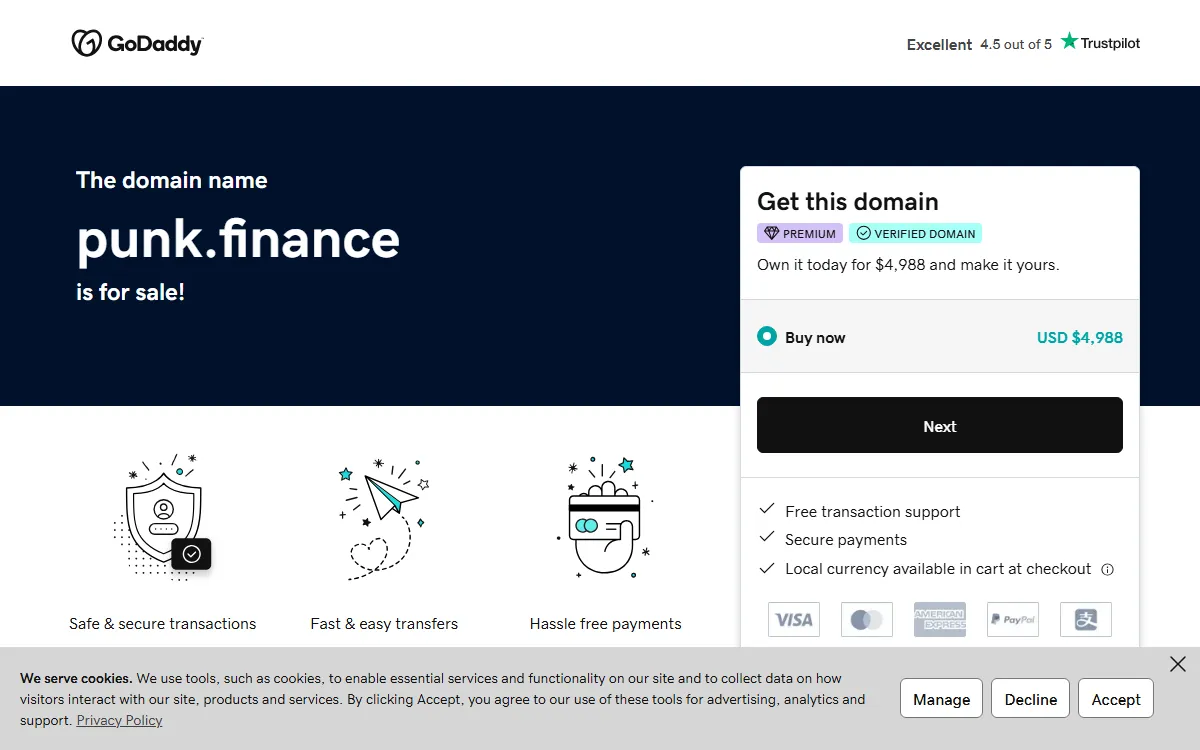 Punk Finance punk.finance — koduleht