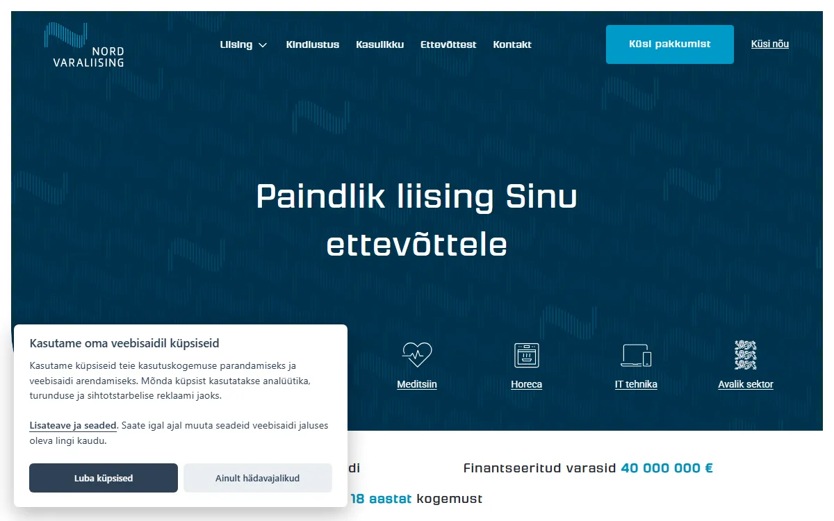 Varaliising varaliising.ee — koduleht